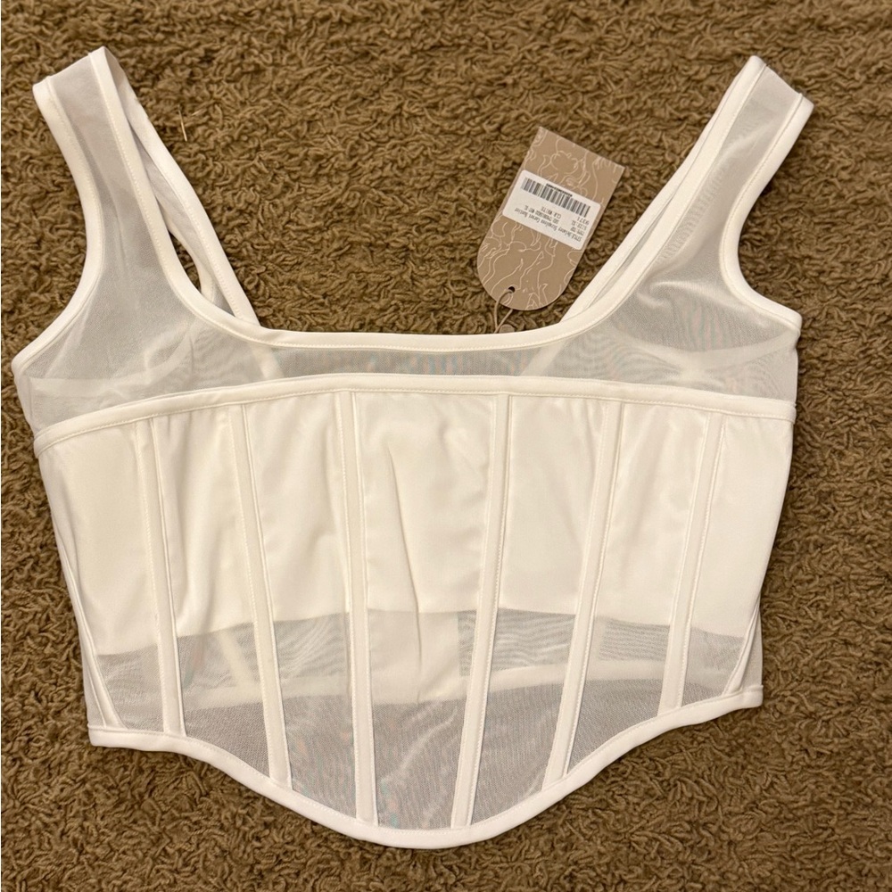 Meshki corset top size M
